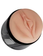Crushious Masturbator Dublu Dunk 10 Moduri Vibratii USB TPE Natural 11 cm