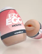 Crushious Masturbator Ezy Egg Mouth Tip Ou TPE+ABS