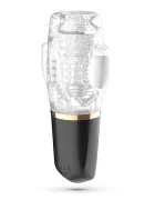 Crushious Masturbator Quasar 10 Moduri Vibratii 5 Moduri Suctiune TPE Moale 20 cm