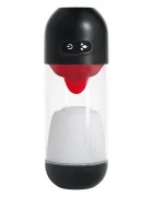 Crushious Masturbator Slurpy 2 in 1 Detasabil 10 Moduri Vibratii 10 Moduri Rotatie Silicon+ABS USB 22 cm