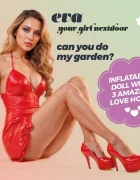 Crushious Papusa Gonflabila Eva The Girl Next Door Blonda 3 Puncte de Penetrare 1.55 m
