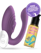 Crushious Stimulator Pleasuriser+Lubrifiant 50 ml 7 Moduri Vibratii 7 Moduri Tapare Silicon USB Mov