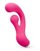 Crushious Vibrator Pleaser Rabbit cu Stimulare Rotativa 10 Moduri Vibratii 10 Moduri Rotatie Silicon+ABS USB 177 cm