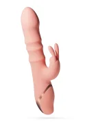 Crushious Vibrator Rabbit Ringlord 10 Moduri Vibratii 3 Miscari ale Inelelor Stimulatoare Silicon USB Roz 24 cm
