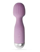 Crushious Vibrator Wanderlust Mini Wand 10 Moduri Vibratii Silicon USB Lila 15 cm