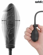  Dildo Gonflabil Addicted Toys Silicon Negru 19.5 cm