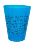 DIVERTY SEX Pahar 500 ml cu Sani Plastic ABS Rigid Albastru
