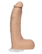 Doc Johnson Dildo Realist Chad White Ultraskyn Dual Density Vac-U-Lock 22 cm