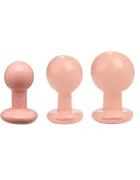 Doc Johnson Set 3 Dopuri Anale Round Buttplug PVC Natural