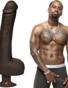 Doc Johnson Vibrator Realist Safaree Samuels Multispeed Ultraskyn Dual Density Maro 30 cm