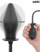  Dop Anal Gonflabil Addicted Toys Silicon Negru 12.3 cm