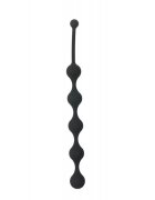 DREAM toys Bile Anale Five Beads Silicon Negru 28.5 cm