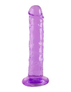 DREAM toys Dildo Realist Bubble Pop cu Ventuza TPE Mov 18 cm