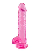 DREAM toys Dildo Realist Funky Fizz cu Ventuza TPE Roz 19 cm