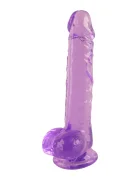 DREAM toys Dildo Realist Pop Rocket cu Ventuza TPE Mov 17 cm