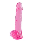 DREAM toys Dildo Realist Pop Rocket cu Ventuza TPE Roz 17 cm