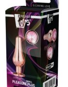 DREAM toys Dop Anal Pleasure Plug Small Auriu Gleaming Love