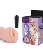 DREAM toys Masturbator Pussy Tracey cu Vibratii Realistic Skin 13.5 cm