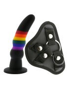 DREAM toys Strap-on Dildo Silicon Lichid Colourful Love