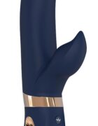 DREAM toys Vibrator Rabbit Atropos 10 Moduri Vibratii Functie de Incalzire Silicon Lichid Albastru 23 cm Goddess Collection