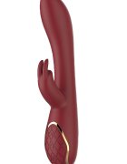 DREAM toys Vibrator Rabbit Emily Romance 10 Moduri Vibratii Silicon USB Rosu 20.1 cm