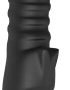 DREAM toys Vibrator Typhon 10 Moduri Vibratii Silicon Lichid USB Negru 23 cm Midnight Magic