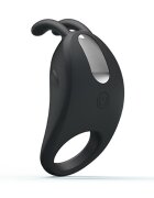 EROSPACE Inel de Penis Rapid 7 Moduri Vibratii Silicon USB Negru