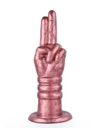 FAAK Dildo Fisting 2-Finger Silicon Lichid Aramiu 19 cm