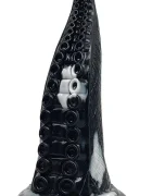 FAAK Dildo Kraken Silicon Lichid Negru/Alb 23 cm
