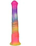 FAAK Dildo Luminous Horse Cock Fosforescent Silicon Lichid 29 cm