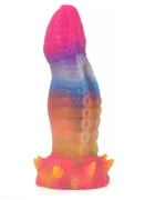FAAK Dildo Luminous Octopus Fosforescent Silicon Lichid 22 cm