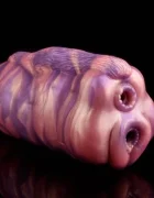 FAAK Masturbator Alien 2-Hole Silicon Lichid 15.5 cm