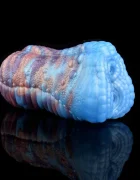 FAAK Masturbator Dragon's Shape Silicon Lichid Albastru 15.5 cm