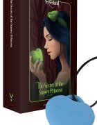 FairyGasm Mini Vibrator PleasureStone 8 Moduri Vibratii Silicon USB IPX7 Albastru