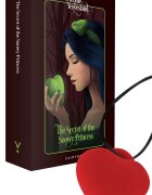 FairyGasm Mini Vibrator PleasureStone 8 Moduri Vibratii Silicon USB IPX7 Rosu