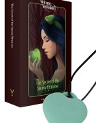 FairyGasm Mini Vibrator PleasureStone 8 Moduri Vibratii Silicon USB IPX7 Verde