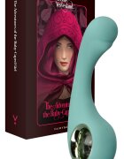 FairyGasm Vibrator BraveryAward 9 Moduri Vibratii Silicon USB IPX7 Verde 12.5 cm