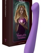 FairyGasm Vibrator MerryWand 9 Moduri Vibratii Silicon USB IPX7 Mov 17.5 cm