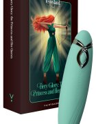 FairyGasm Vibrator PleasureArrow 9 Moduri Vibratii Silicon USB Verde 11.5 cm