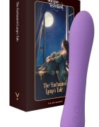 FairyGasm Vibrator WowGenie 9 Moduri Vibratii Functie Incalzire Silicon USB IPX7 Mov 17.5 cm