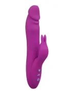 FemmeFunn Vibrator Booster Rabbit 7 Moduri Vibratii 3 Moduri Rotatii Silicon Premium USB Mov 21.6 cm