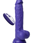 FemmeFunn Vibrator Realist Thruster Baller Remote Control 10 Moduri Vibratii 3 Viteze Impingere Silicon Lichid USB Mov Inchis 22.3 cm