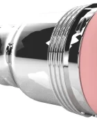 Fleshlight International SL Masturbator cu Vibratii Fleshlight Quiver Functie Incalzire TPE USB Argintiu 25.5 cm