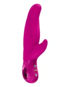 Fun Factory Vibrator Rabbit Lady Bi 6 Moduri Vibratii 6 Intensitate de Viteza Silicon USB Magenta 22.1 cm