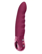Fun Factory Vibrator Stronic Deep 4 Moduri de Impingere 4 Nivele de Intensitate Silicon USB Rosu 20.8 cm