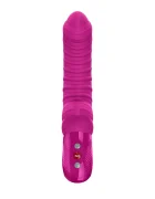 Fun Factory Vibrator Tiger 6 Moduri Vibratii 6 Intensitati de Viteza Silicon USB Magenta 22.5 cm