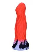 Guilty Toys Dildo Fantasy Alien cu Ventuza Silicon Lichid Rosu 20.3 cm