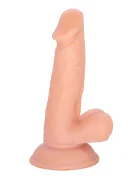 Guilty Toys Dildo Realist Clark cu Ventuza la Baza TPE Premium Natural 17.2 cm