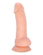 Guilty Toys Dildo Realist Edward cu Ventuza la Baza TPE Premium Natural 19 cm