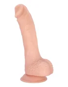 Guilty Toys Dildo Realist Javier cu Ventuza la Baza TPE Premium Natural 19.8 cm